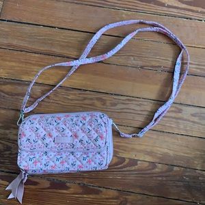 Pink Vera Bradley Wristlet